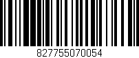 Código de barras (EAN, GTIN, SKU, ISBN): '827755070054'