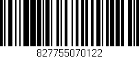 Código de barras (EAN, GTIN, SKU, ISBN): '827755070122'