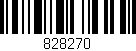 Código de barras (EAN, GTIN, SKU, ISBN): '828270'