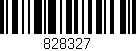 Código de barras (EAN, GTIN, SKU, ISBN): '828327'