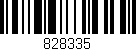 Código de barras (EAN, GTIN, SKU, ISBN): '828335'