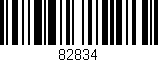 Código de barras (EAN, GTIN, SKU, ISBN): '82834'