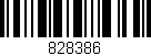 Código de barras (EAN, GTIN, SKU, ISBN): '828386'