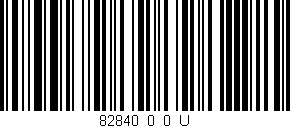 Código de barras (EAN, GTIN, SKU, ISBN): '82840_0_0_U'