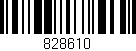 Código de barras (EAN, GTIN, SKU, ISBN): '828610'