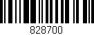 Código de barras (EAN, GTIN, SKU, ISBN): '828700'