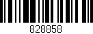 Código de barras (EAN, GTIN, SKU, ISBN): '828858'
