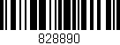 Código de barras (EAN, GTIN, SKU, ISBN): '828890'