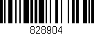 Código de barras (EAN, GTIN, SKU, ISBN): '828904'