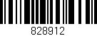 Código de barras (EAN, GTIN, SKU, ISBN): '828912'