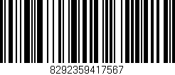 Código de barras (EAN, GTIN, SKU, ISBN): '8292359417567'