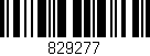 Código de barras (EAN, GTIN, SKU, ISBN): '829277'