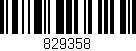 Código de barras (EAN, GTIN, SKU, ISBN): '829358'