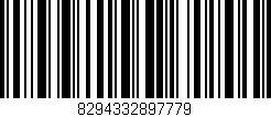Código de barras (EAN, GTIN, SKU, ISBN): '8294332897779'