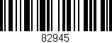 Código de barras (EAN, GTIN, SKU, ISBN): '82945'