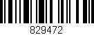 Código de barras (EAN, GTIN, SKU, ISBN): '829472'