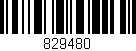 Código de barras (EAN, GTIN, SKU, ISBN): '829480'