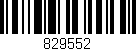 Código de barras (EAN, GTIN, SKU, ISBN): '829552'