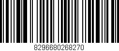 Código de barras (EAN, GTIN, SKU, ISBN): '8296680268270'