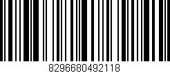Código de barras (EAN, GTIN, SKU, ISBN): '8296680492118'