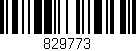 Código de barras (EAN, GTIN, SKU, ISBN): '829773'