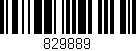 Código de barras (EAN, GTIN, SKU, ISBN): '829889'