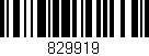 Código de barras (EAN, GTIN, SKU, ISBN): '829919'