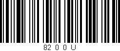 Código de barras (EAN, GTIN, SKU, ISBN): '82_0_0_U'
