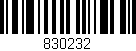 Código de barras (EAN, GTIN, SKU, ISBN): '830232'