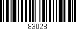 Código de barras (EAN, GTIN, SKU, ISBN): '83028'