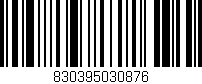 Código de barras (EAN, GTIN, SKU, ISBN): '830395030876'