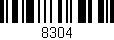 Código de barras (EAN, GTIN, SKU, ISBN): '8304'