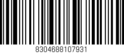 Código de barras (EAN, GTIN, SKU, ISBN): '8304688107931'