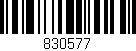 Código de barras (EAN, GTIN, SKU, ISBN): '830577'