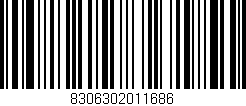 Código de barras (EAN, GTIN, SKU, ISBN): '8306302011686'