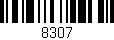 Código de barras (EAN, GTIN, SKU, ISBN): '8307'