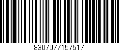 Código de barras (EAN, GTIN, SKU, ISBN): '8307077157517'
