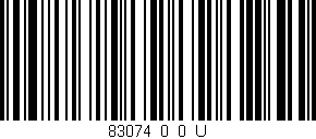 Código de barras (EAN, GTIN, SKU, ISBN): '83074_0_0_U'