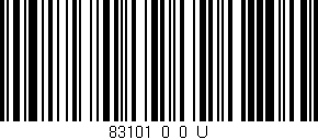 Código de barras (EAN, GTIN, SKU, ISBN): '83101_0_0_U'