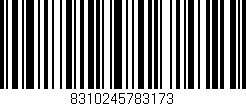 Código de barras (EAN, GTIN, SKU, ISBN): '8310245783173'