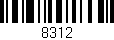 Código de barras (EAN, GTIN, SKU, ISBN): '8312'