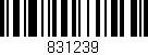 Código de barras (EAN, GTIN, SKU, ISBN): '831239'