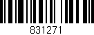 Código de barras (EAN, GTIN, SKU, ISBN): '831271'