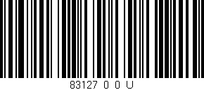 Código de barras (EAN, GTIN, SKU, ISBN): '83127_0_0_U'