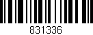 Código de barras (EAN, GTIN, SKU, ISBN): '831336'