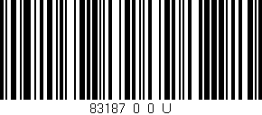 Código de barras (EAN, GTIN, SKU, ISBN): '83187_0_0_U'