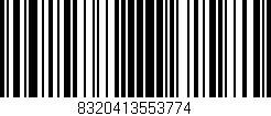 Código de barras (EAN, GTIN, SKU, ISBN): '8320413553774'