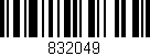 Código de barras (EAN, GTIN, SKU, ISBN): '832049'