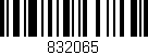 Código de barras (EAN, GTIN, SKU, ISBN): '832065'