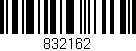 Código de barras (EAN, GTIN, SKU, ISBN): '832162'